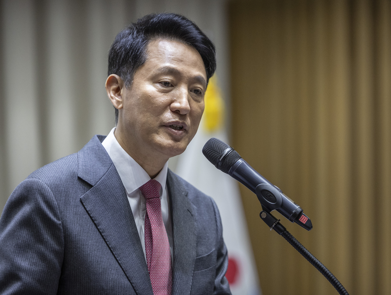 Seoul Mayor Oh Se-hoon is seen on May. 19. (Yonhap)
