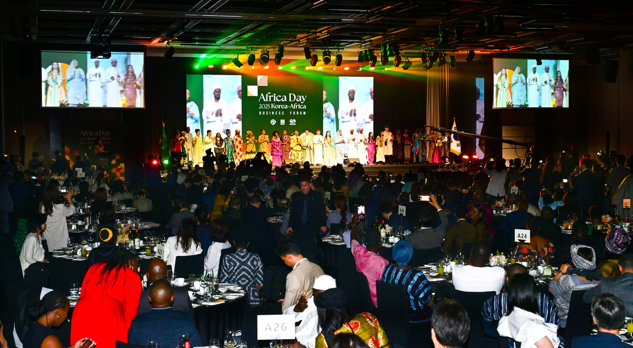 More than 800 diplomats and business leaders join the Africa Day 2025 Korea-Africa Business Forum on Wednesday. The event was co-hosted by Herald Media Group, the African Group of Ambassadors in Korea and The Korea-Africa Foundation. (Park Hae-mook/The Korea Herald)