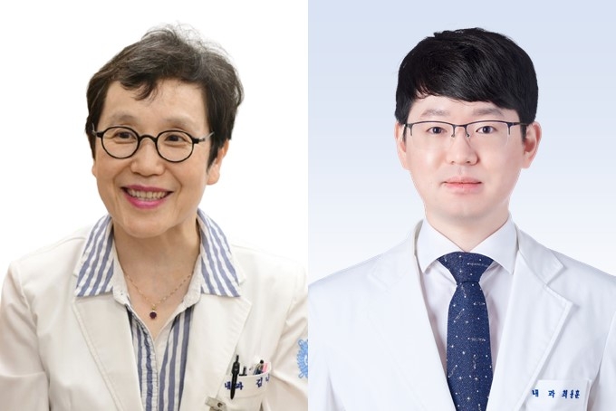 분당서울대병원 소화기내과 김나영 교수(왼쪽), 최용훈 교수(오른쪽)