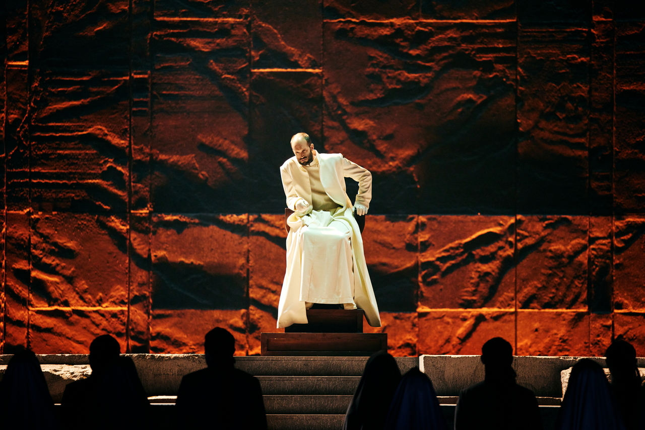 Ashley Riches performs in the premiere of "The Rising World" at the Seoul Arts Center on Sunday in Seocho-gu, Seoul. (Seoul Arts Center)