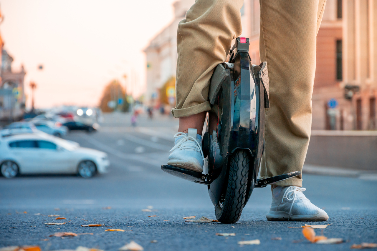 A stock photo of an electric unicycle. (123rf)