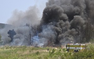 Navy patrol plane crashes in Pohang; 4 people aboard