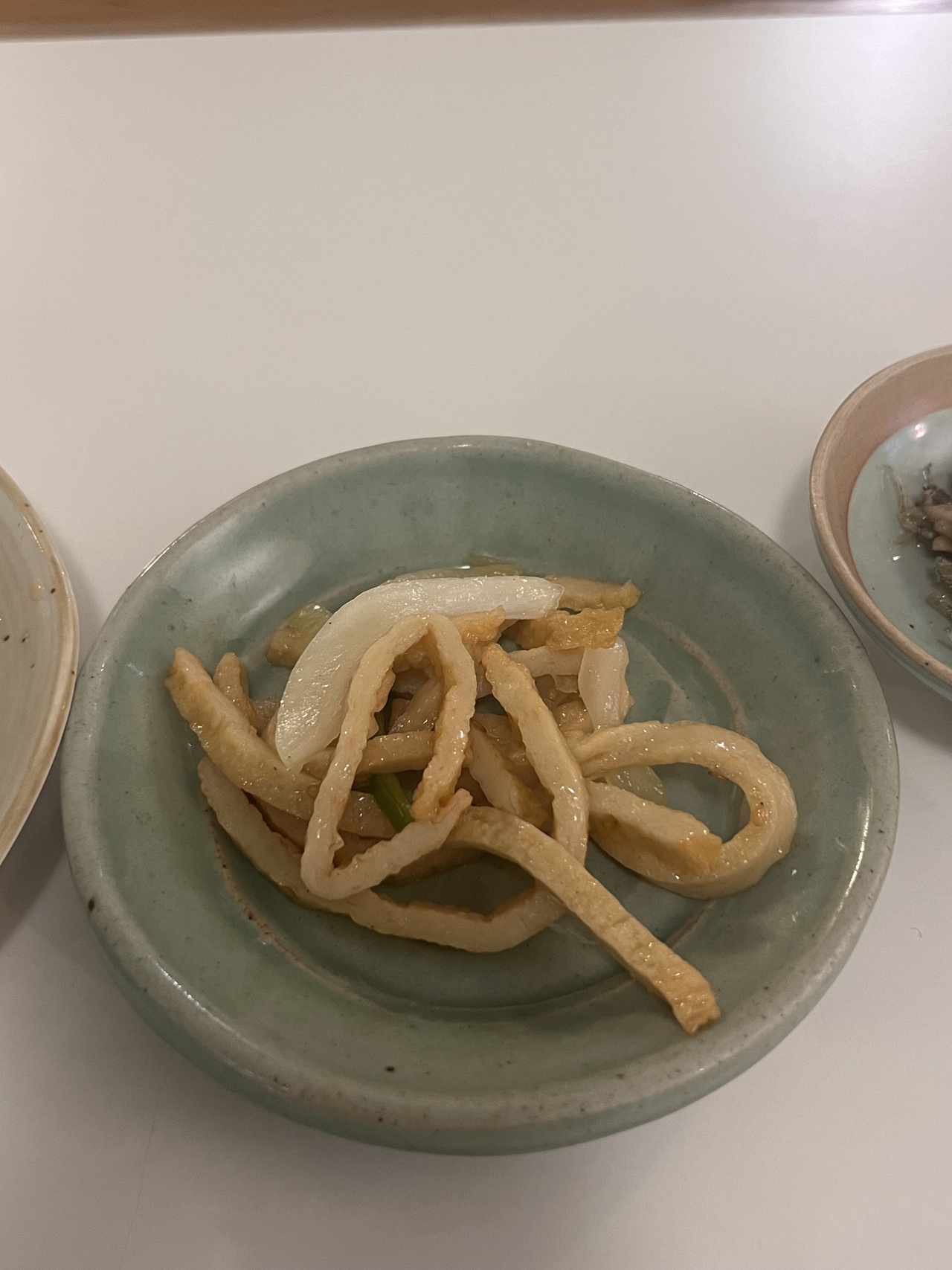 Grandmother's Recipe's eomukbokkeum, or stir-fried fish cake (Park Jun-hee/The Korea Herald)