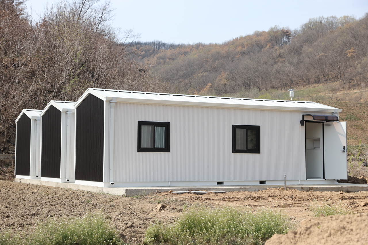 산불피해 주민 임시주택[의성군제공]