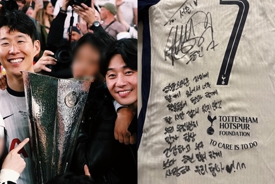사진=손흥민, 박서준 채널