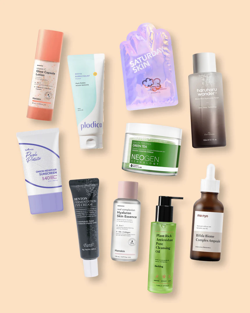 Korean skincare products sold on the US-based online marketplace Soko Glam (Soko Glam)
