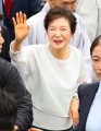 대선 하루 전 박근혜 부산行 “따뜻하게 맞아줘 감사”