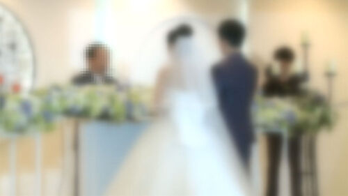 결혼식. 기사 내용과 관련 없는 사진 [연합]
