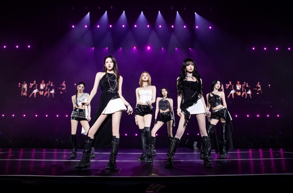 Babymonster performs during its world tour "Hello Monsters" in Singapore on May 17. (YG Entertainment)