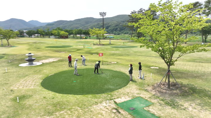 산남파크골프장 모습.[청송군 제공]