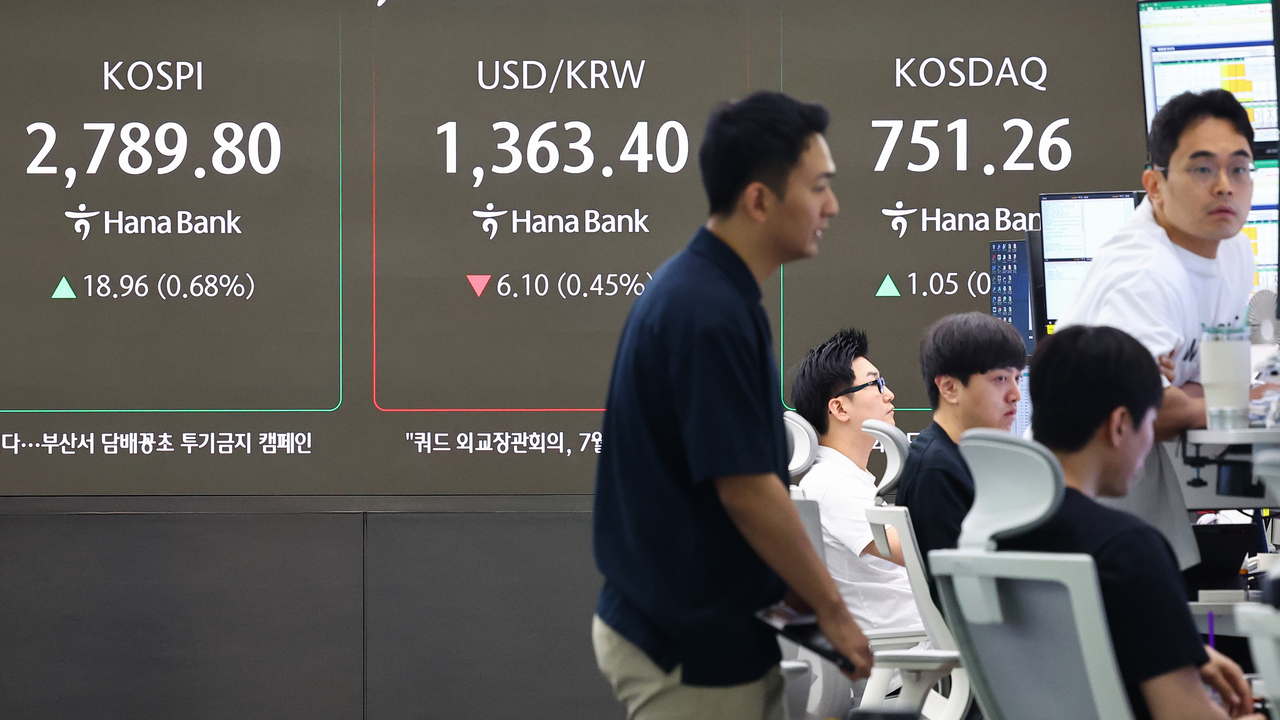 원/달러 대가 토토사이트이 지난 5일 7개월여 만에 처음 1350원대까지 내려왔다. 이날 오전 서울 중구 하나은행 본점 딜링룸 현황판에 원/달러 대가 토토사이트이 표시돼 있는 모습 [연합]