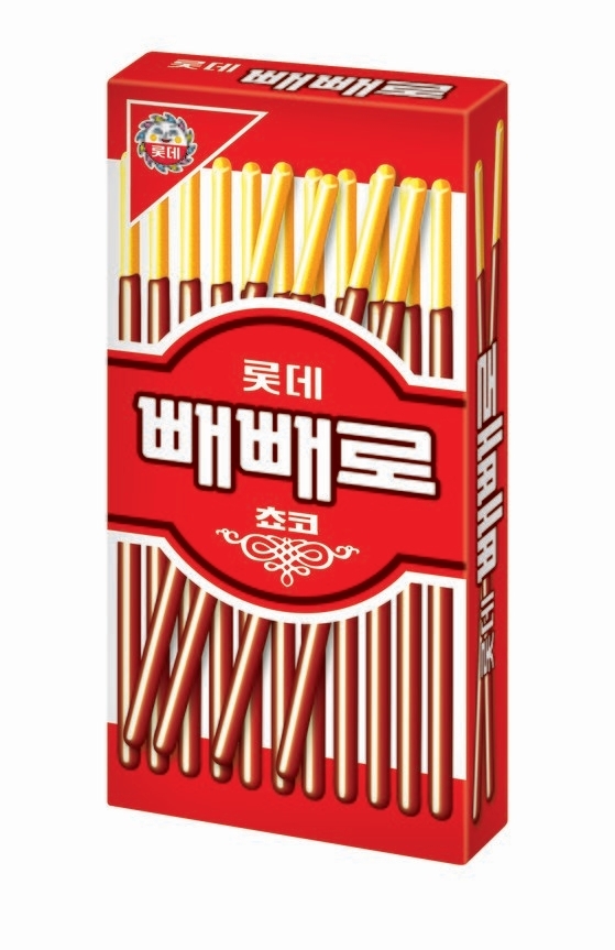 1983년 첫 출시 당시 오리지널 초코 빼빼로 [롯데웰푸드 제공]