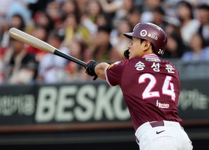 키움 송성문, MLB 도전 소문에 “사실 아니다” 부인