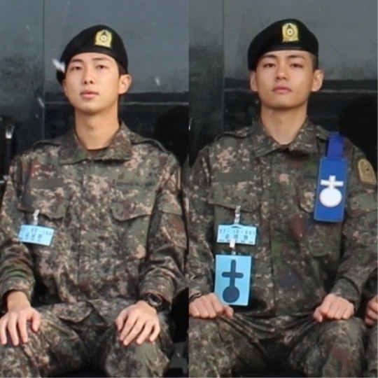 RM, 뷔/사진=육군훈련소