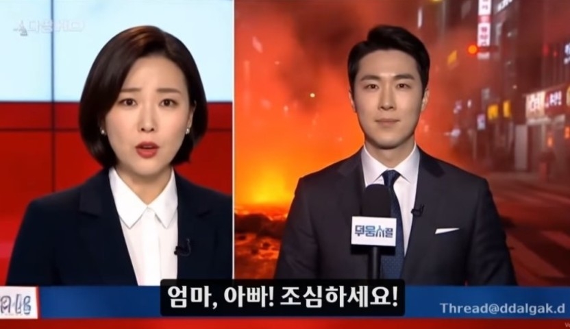 엘클라시코 토토사이트 생성 경고 영상. [유튜버 딸깍 디자이너]