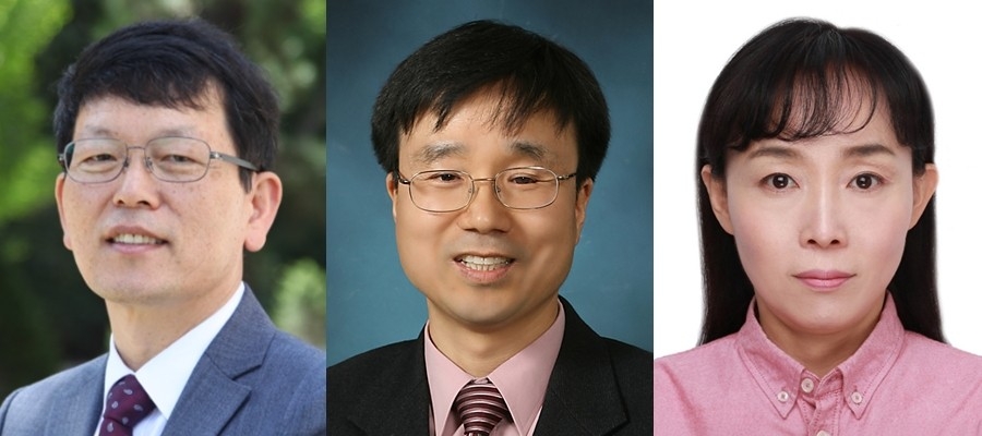 왼쪽부터 신학과 송창호 토토사이트 악성코드, 환경디자인원예학과 김경남 토토사이트 악성코드, 장애학생지원센터 김연진 과장 [삼육대 제공]