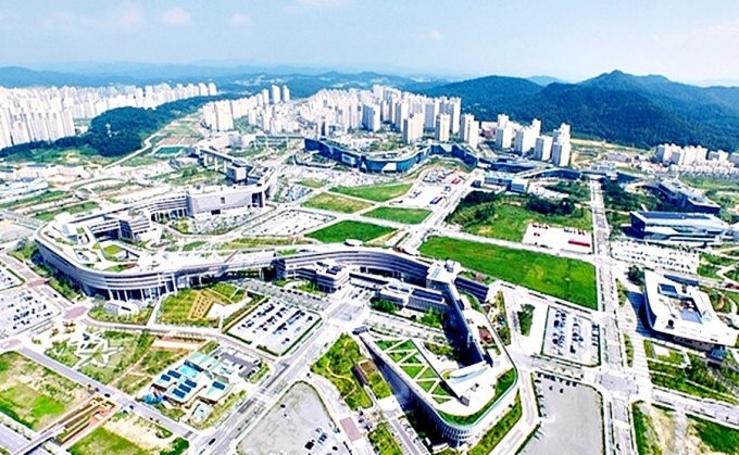 Government buildings in the Sejong central city. (Sejong city)