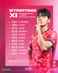 손흥민 벤치·이강인 선발…홍명보호, 쿠웨이트전에 젊은피 대거 출격