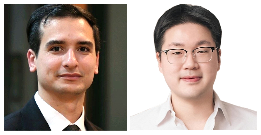 호세인자데(제1저자, 계명대 박사과정, 국적 이란, 29, 왼쪽)와 김익현 교수(교신저자, 계명대 기계공학과, 37).[계명대 제공]