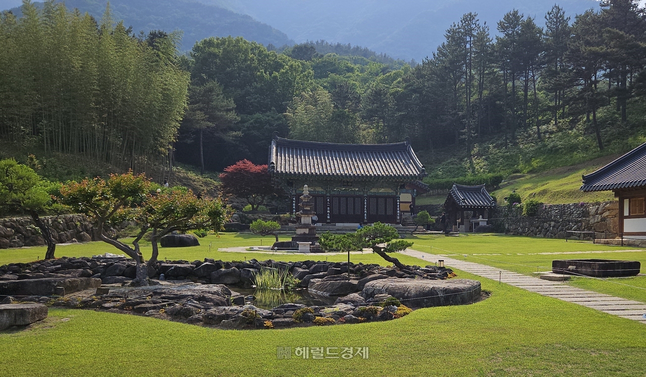 극락보전과 연못
