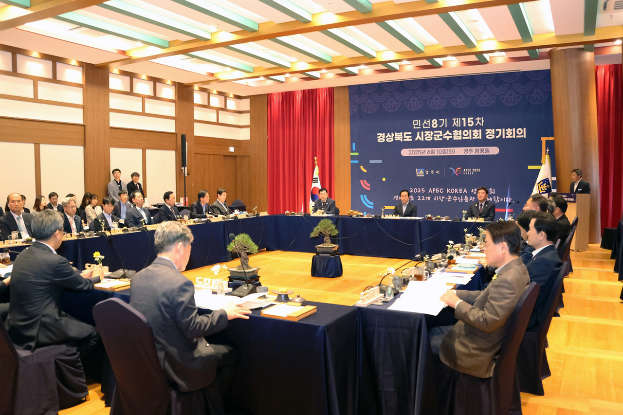 권기창 안동시장이 경북시장 군수협의회 정기회의에서 ‘산불 특별법’ 제정 필요성을 강력히 건의 했다[안동시 제공]