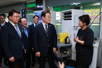 이 대통령, 기본소득 시범지역 연천 방문…“지역화폐 안 끝난다”