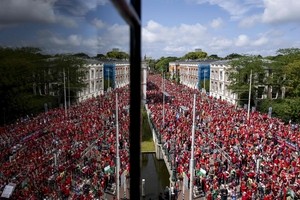 Tens of thousands rally for Gaza in Netherlands, Belgium