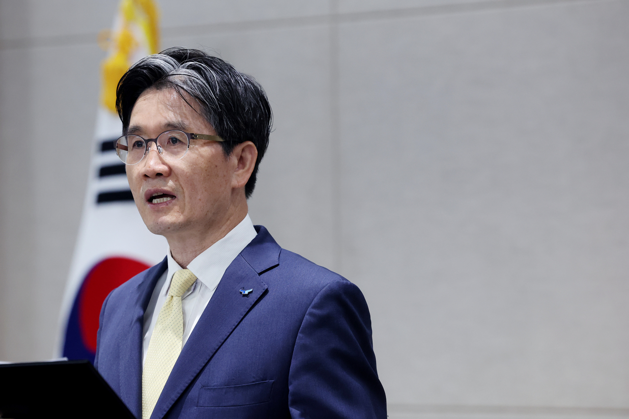 Oh Dong-woon, chief of the Corruption Investigation Office for High-ranking Officials (Yonhap)