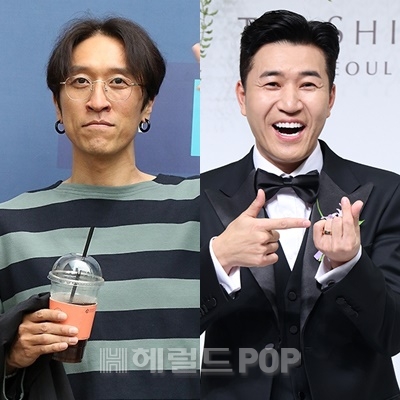 빽가, 김종민/사진=민선유 기자