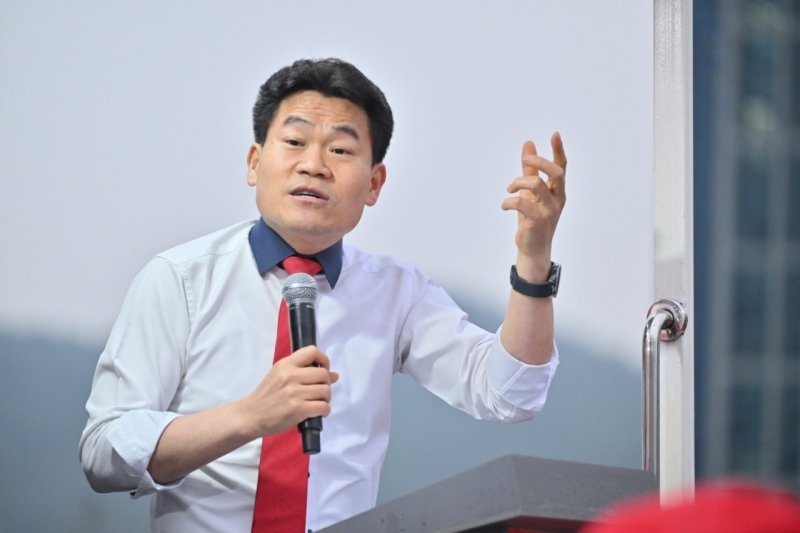 Jeon Han-gil, a former history teacher turned right-wing figure (Newsis)