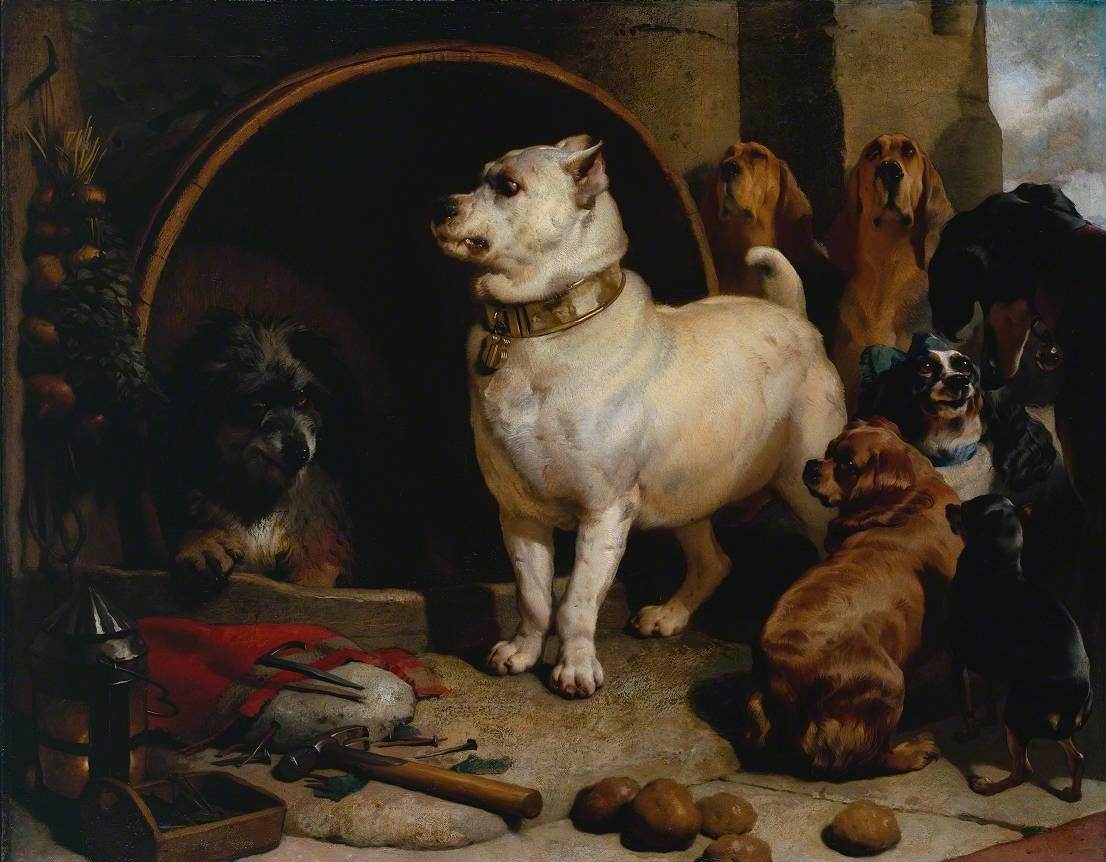 에드윈 랜시어, 알렉산더 대왕과 프리미엄 토토, 1848, 캔버스에 유채, 142.9x112.4cm, 내셔널 갤러리