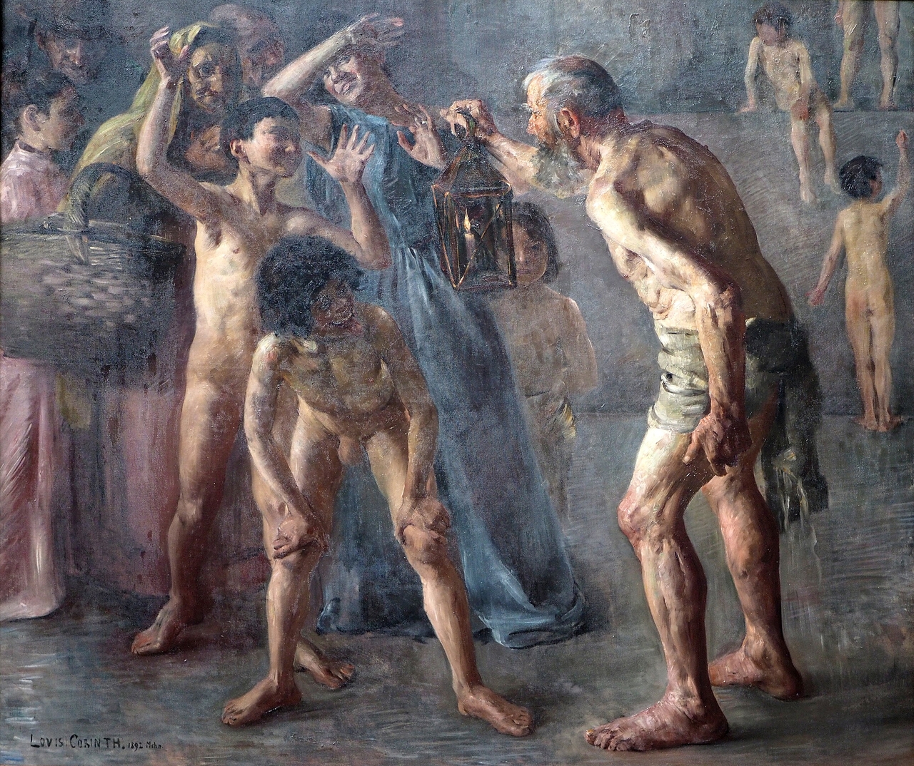 로비스 코린트, 프리미엄 토토, 1892, 캔버스에 유채, 178x208cm, Kunstforum Ostdeutsche Galerie