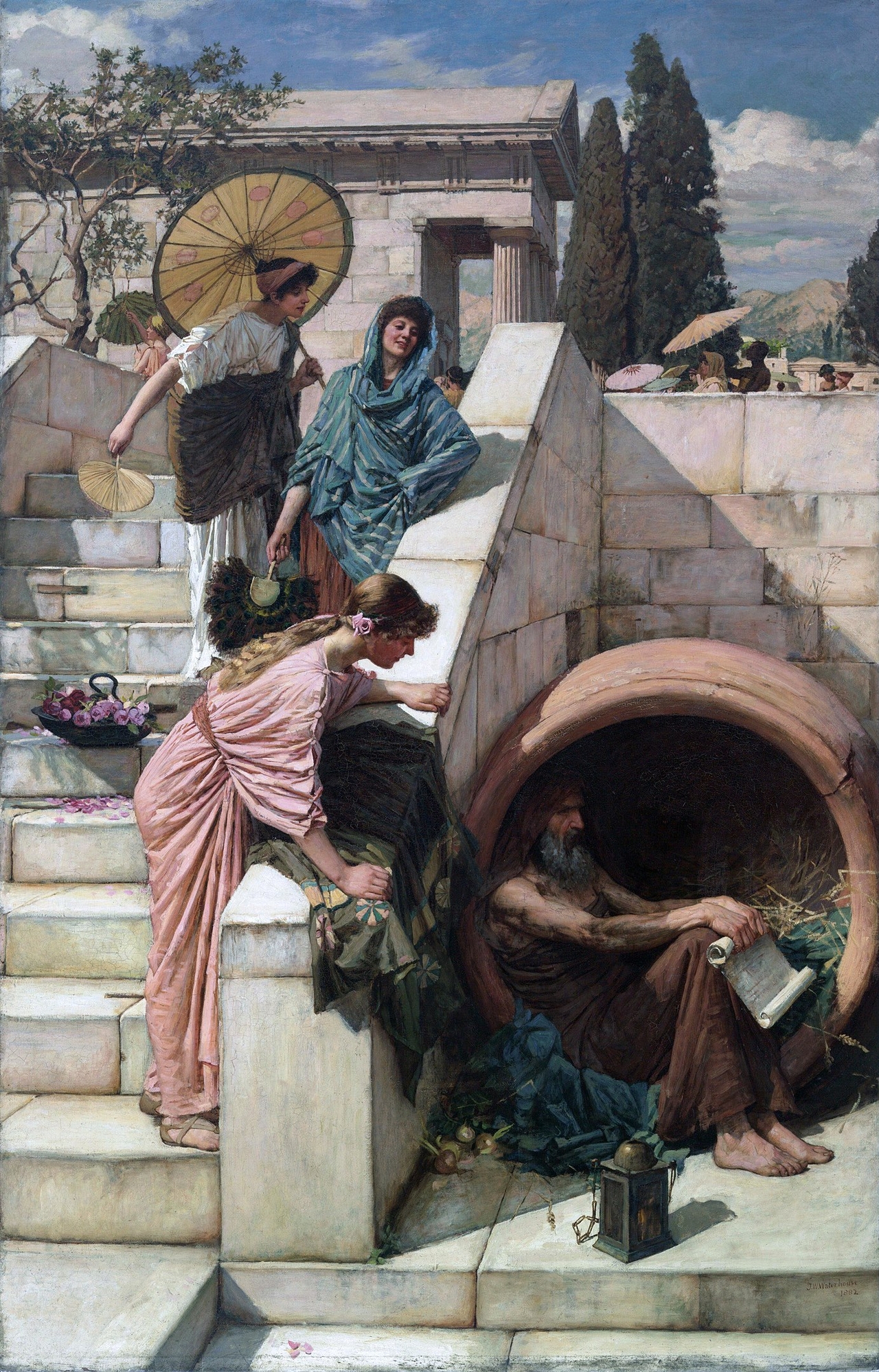 존 윌리엄 워터하우스, 프리미엄 토토, 1882, 캔버스에 유채, 249x177.4cm, 뉴사우스웨일스미술관