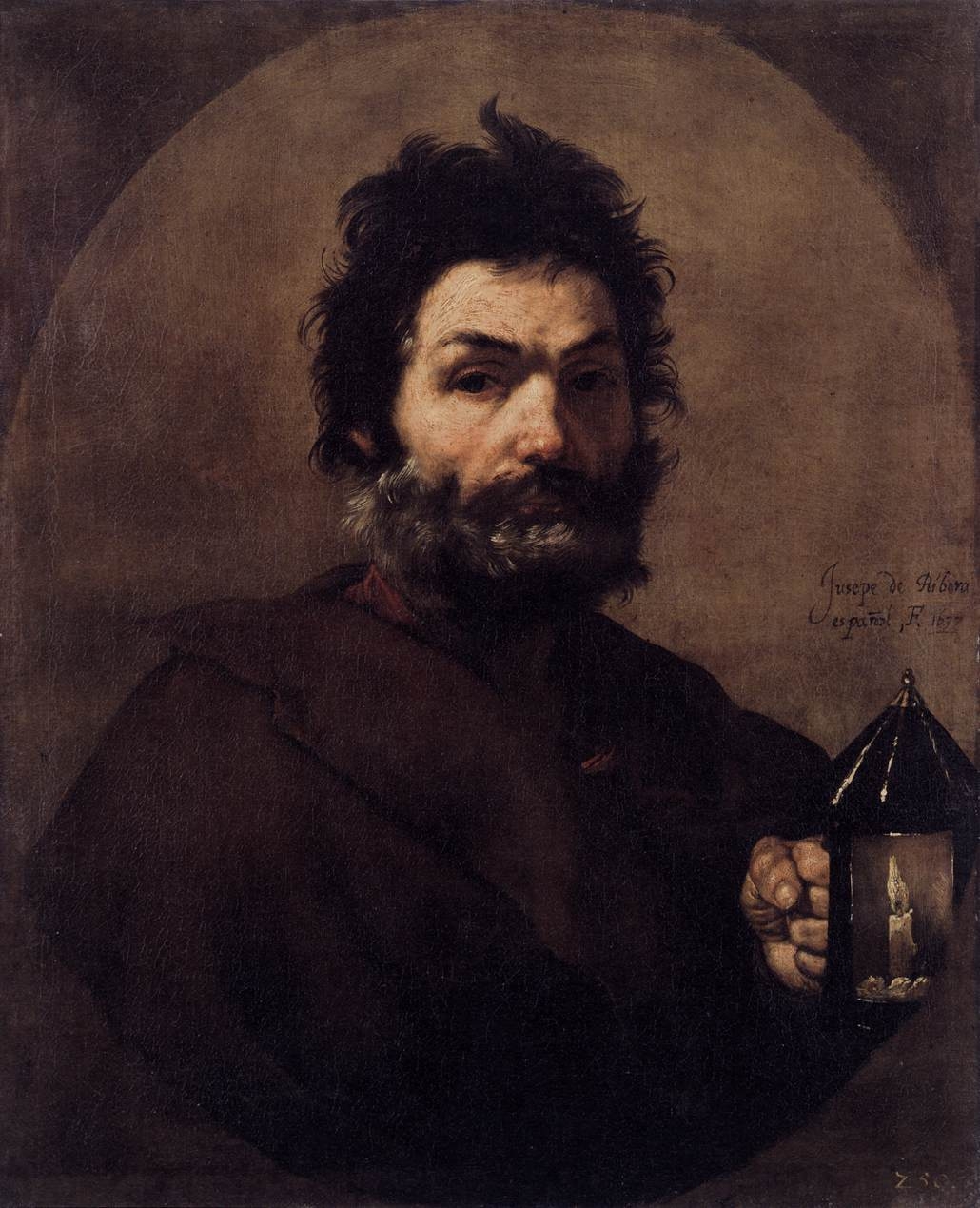 주세페 데 리베라, 프리미엄 토토, 1637, 캔버스에 유채, 76x61cm, Gemäldegalerie Alte Meister