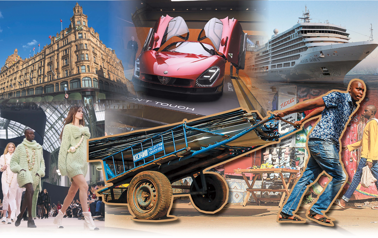 The influence of the super-rich is gradually increasing. Unlike in the past, they own platforms. They are constantly interested in shopping at high-end department stores and luxury brands such as Chanel. They also easily purchase supercars and ultra-luxurious yachts. Economic 달맞이 토토사이트 between the super-rich and the rest of society is deepening to unprecedented levels. A young man walks through Kibera, a slum in Nairobi, Kenya. Kibera is the largest slum in Africa and one of the world‘s largest slums. [Getty Images]