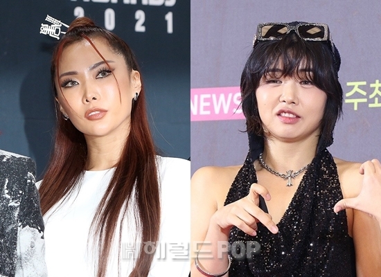 허니제이, 아이키/사진=헤럴드POP DB