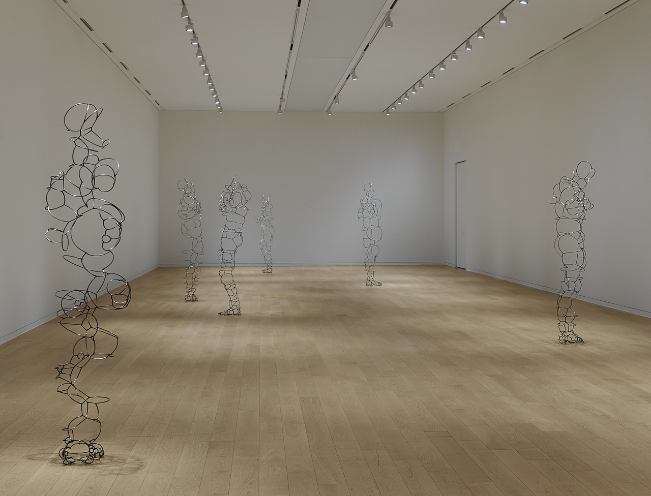 Installation view of "Liminal Field" by  Antony Gormley  at Museum San (Courtesy of the artist, museum)