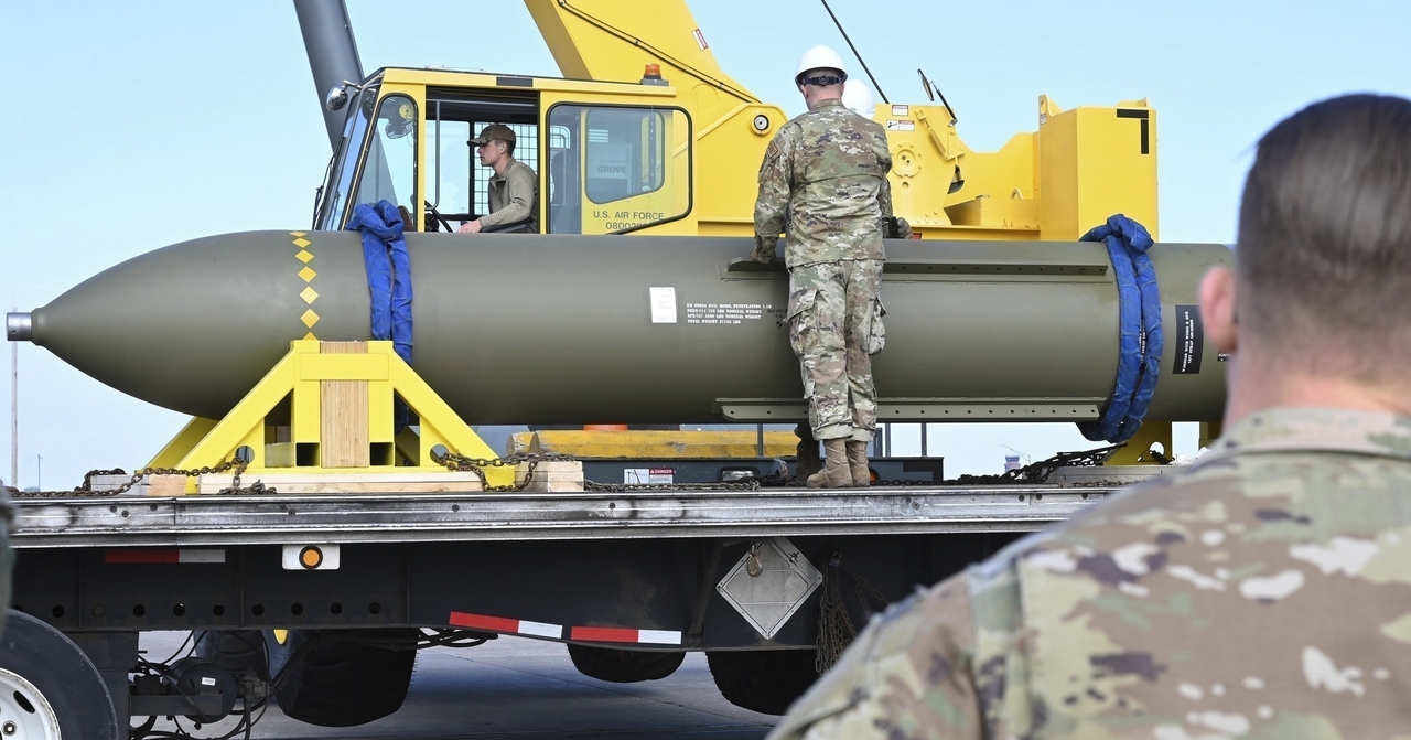 미 공군의 프랑스 토토사이트 GBU-57. [AP]