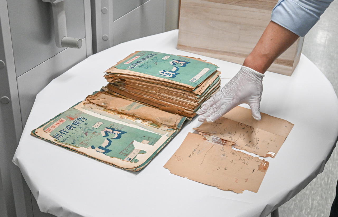 Operation reports are preserved at the underground archive at Army headquarters in Gyeryong, South Chungcheong Province. (Republic of Korea Army)