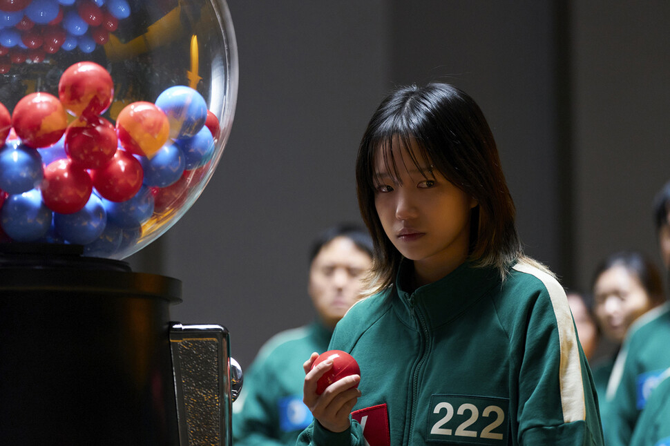 Jo Yu-ri as Jun-hee in "Squid Game" 3 (Netflix)