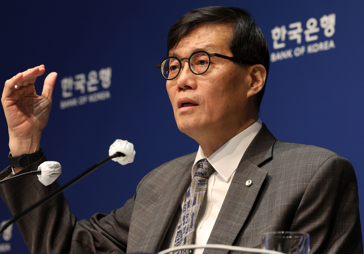 사진은 서울 중구 한국은행에서 열린 금융통화위원회 금리 결정에 대한 기자간담회에서 발언하고 있는 이창용 한국은행 토토사이트 토토카페 [사진공동취재단]