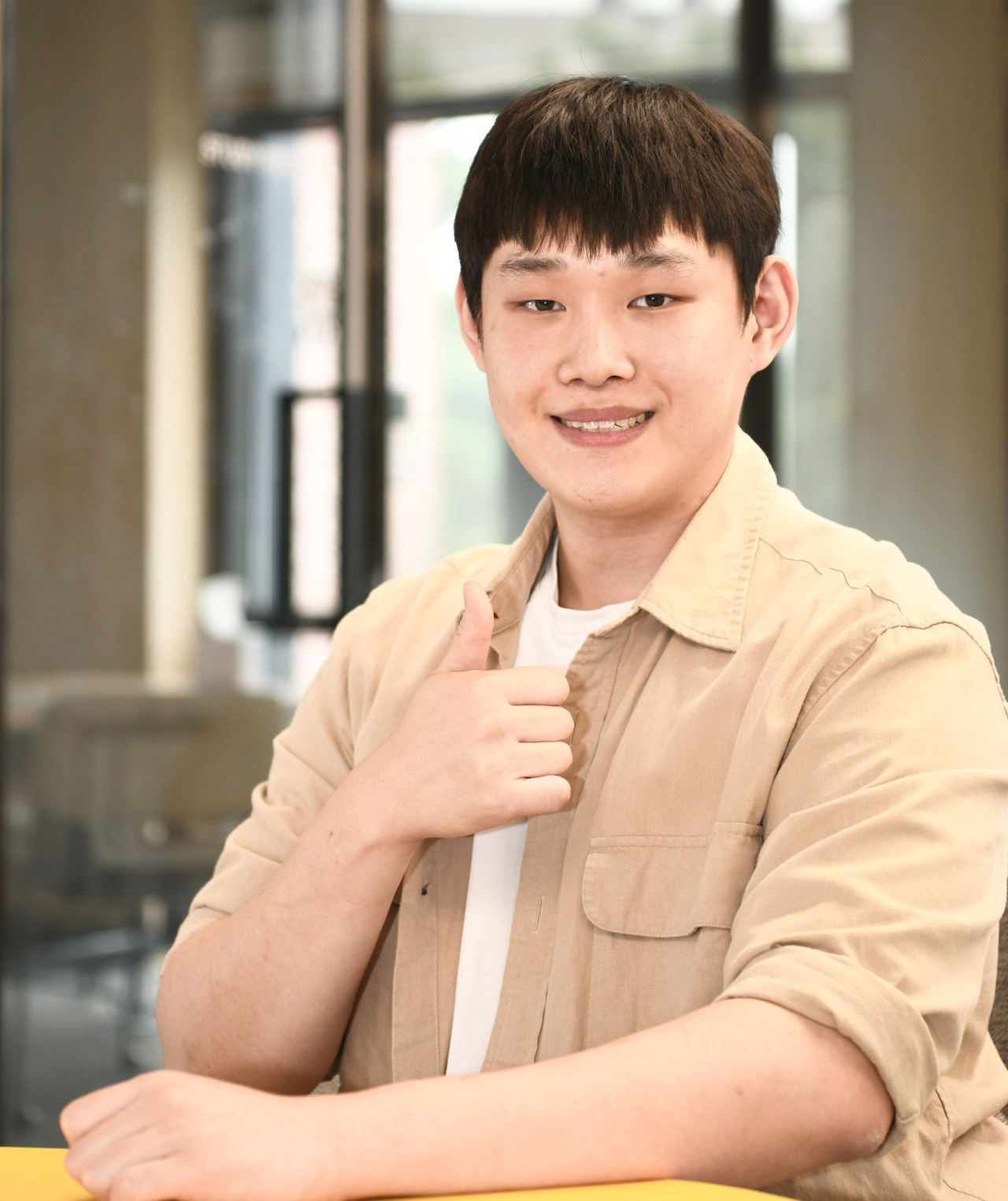 영진전문대 반도체전자계열 2학년 재학 중 대기업체에 조기 취업한 류재형 씨.[영진전문대 제공]