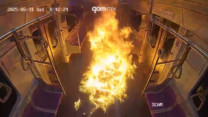Video shows subway arson had all the makings of catastrophe, yet no one seriously hurt. How?