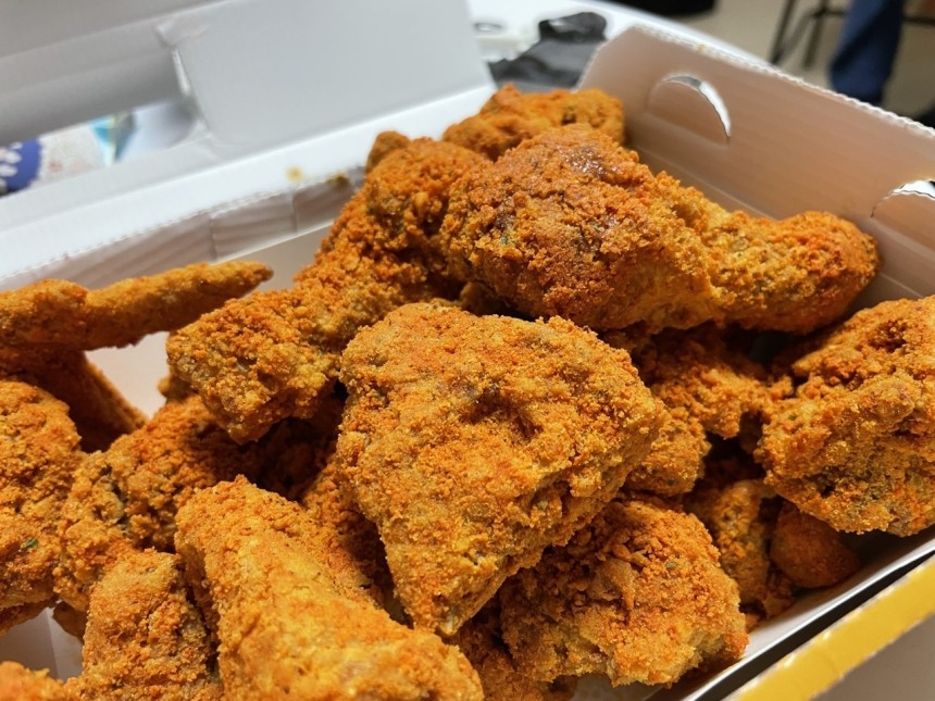 배달앱을 통해 시킨 치킨. [독자 제공]