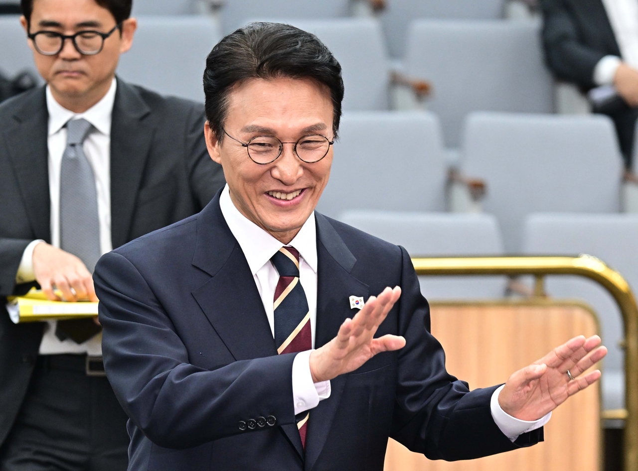 김민석 국무총리 후보자가 25일 오전 서울 여의도 국회에서 열린 인사무신사 토토사이트에 출석하고 있다. 이상섭 기자