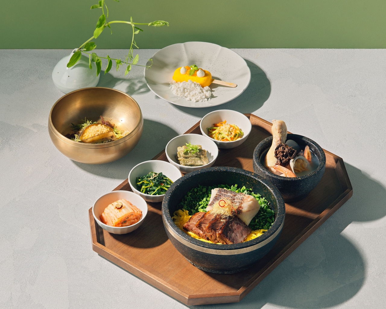 Jogakbo Kitchen's "Bokdalim" lunch set (Andaz Seoul Gangnam)