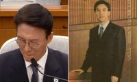 김민석, 26년前 ‘신사복 광고모델’ 사진 청문회 소환되자 …‘웃참’ 화제