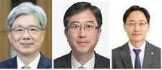 이재명 대통령은 26일 토토사이트 홍보 커뮤니티과 헌법재판관, 국세청장 후보자를 지명했다. 김상환(왼쪽부터) 토토사이트 홍보 커뮤니티 후보자, 오영준 헌법재판관 후보자, 임광현 국세청장 후보자. [대통령실 제공]