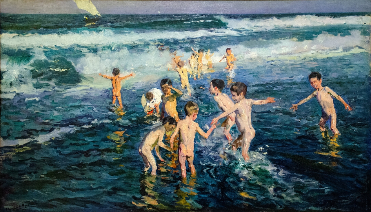 호아킨 토토사이트 롤링, Beach Rogues, 발렌시아, 1899, 캔버스에 유채, 72x122cm, Fine Arts Museum of Asturias