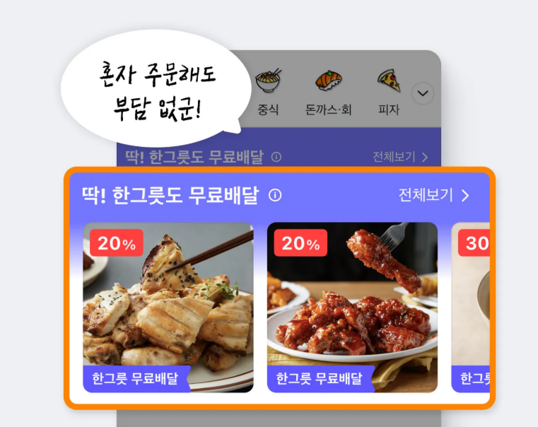 토토사이트 레드룸의민족 ‘한그릇’ 서비스 화면 [토토사이트 레드룸의민족 제공]